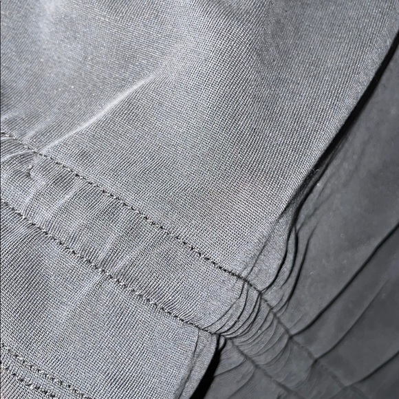 Zara Drawstring Hoodie Crop Top Gray - Picture 7 of 9